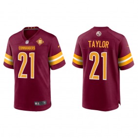 Sean Taylor Commanders Burgundy 90th Anniversary Game Jersey