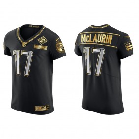 Terry McLaurin Commanders Black Gold 90th Anniversary Elite Jersey