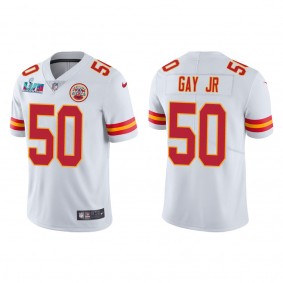 Willie Gay Jr. Men's Kansas City Chiefs Super Bowl LVII White Vapor Limited Jersey