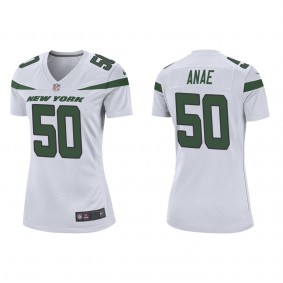 Women's New York Jets Bradlee Anae White Game Jersey