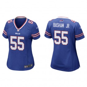 Women's Buffalo Bills Carlos Basham Jr. Royal Game Jersey