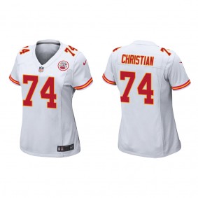 Women's Kansas City Chiefs Geron Christian White Game Jersey