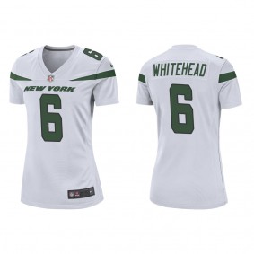 Women's New York Jets Jordan Whitehead White Game Jersey