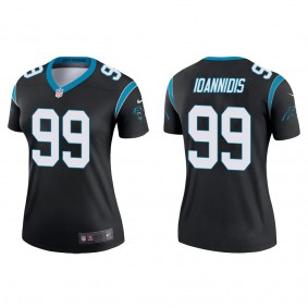 Women's Carolina Panthers Matt Ioannidis Black Legend Jersey