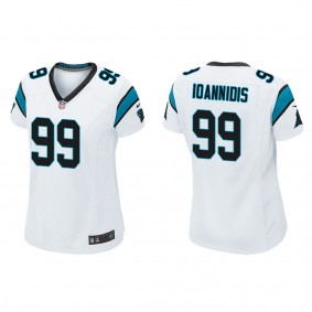 Women's Carolina Panthers Matt Ioannidis White Game Jersey