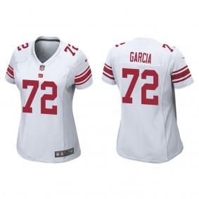 Women's New York Giants Max Garcia White Game Jersey