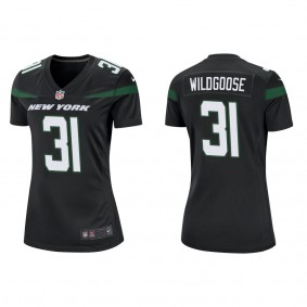 Women's New York Jets Rachad Wildgoose Black Game Jersey