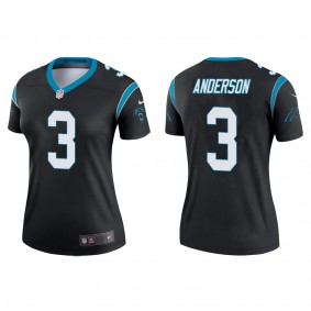 Women's Carolina Panthers Robby Anderson Black Legend Jersey