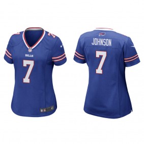 Women's Buffalo Bills Taron Johnson Royal Game Jersey