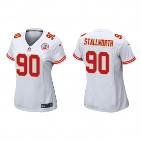 Women's Kansas City Chiefs Taylor Stallworth White Game Jersey