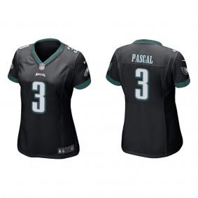 Women's Philadelphia Eagles Zach Pascal Black Game Jersey