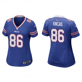 Women's Buffalo Bills Dalton Kincaid Royal 2023 NFL Draft Game Jersey