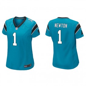 Women's Cam Newton Carolina Panthers Blue Game Jersey