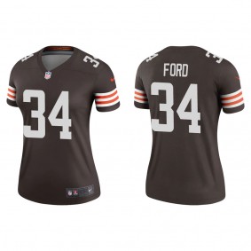 Women's Cleveland Browns Jerome Ford Brown Legend Jersey