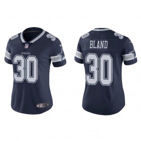 Women's Dallas Cowboys DaRon Bland Navy Vapor Limited Jersey