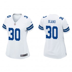 Women's Dallas Cowboys DaRon Bland White Game Jersey