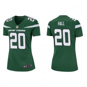 Women's New York Jets Breece Hall Green Game Jersey