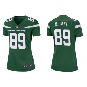 Women's New York Jets Jeremy Ruckert Green Game Jersey