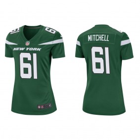 Women's New York Jets Max Mitchell Green Game Jersey