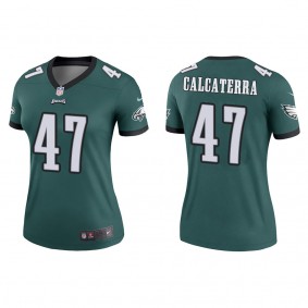 Women's Philadelphia Eagles Grant Calcaterra Green Legend Jersey