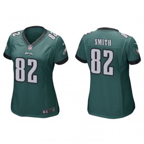 Women's Ainias Smith Philadelphia Eagles Green Game Jersey