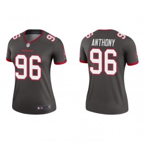 Women's Tampa Bay Buccaneers Andre Anthony Pewter 2022 NFL Draft Legend Jersey