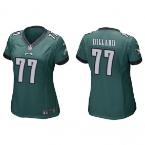 Women's Philadelphia Eagles Andre Dillard Green Game Jersey