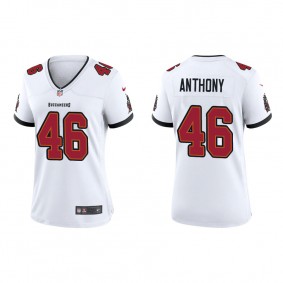 Women's Anthony Buccaneers White Game Jersey