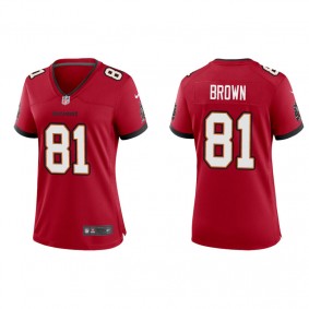 Women's Tampa Bay Buccaneers Antonio Brown Red Game Jersey