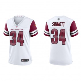 Women's Ben Sinnott Washington Commanders White Game Jersey