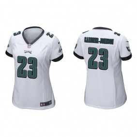 Women's Philadelphia Eagles Chauncey Gardner-Johnson White Game Jersey