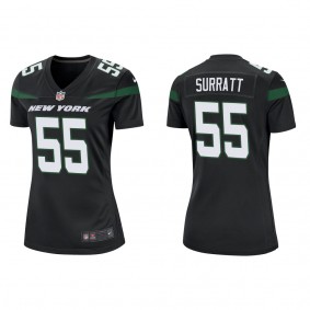 Women's New York Jets Chazz Surratt Black Game Jersey