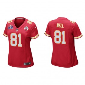 Women's Blake Bell Kansas City Chiefs Red Super Bowl LVIII Game Jersey