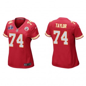 Women's Jawaan Taylor Kansas City Chiefs Red Super Bowl LVIII Game Jersey