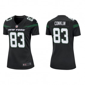 Women's Conklin Jets Black Game Jersey