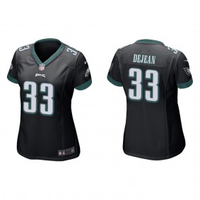 Women's Cooper DeJean Philadelphia Eagles Black Game Jersey