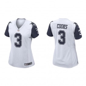 Women's Brandin Cooks Dallas Cowboys White Alternate Game Jersey