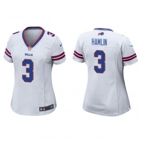 Women's Buffalo Bills Damar Hamlin White Game Jersey