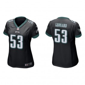 Women's Philadelphia Eagles Darius Leonard Black Game Jersey