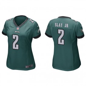 Women's Philadelphia Eagles Darius Slay Jr Green Game Jersey