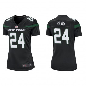 Women's New York Jets Darrelle Revis Black Game Jersey