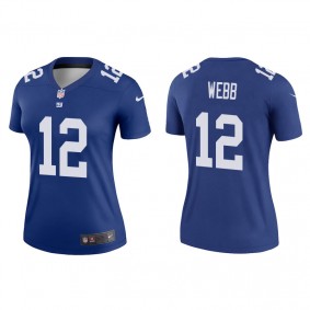 Women's New York Giants Davis Webb Royal Legend Jersey