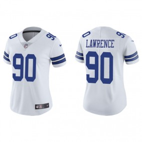 Women's Dallas Cowboys Demarcus Lawrence White Vapor Limited Jersey