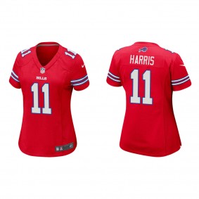 Women's Deonte Harris Buffalo Bills Red Game Jersey