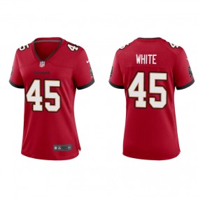 Women's Tampa Bay Buccaneers Devin White Red Game Jersey