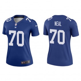 Women's New York Giants Evan Neal Royal 2022 NFL Draft Legend Jersey