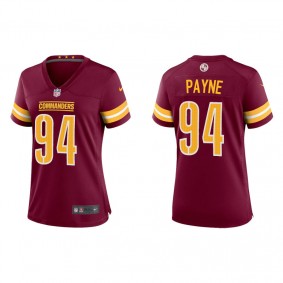 Women's Da'ron Payne Washington Commanders Burgundy Game  Jersey