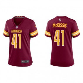 Women's J.D. McKissic Washington Commanders Burgundy Game  Jersey