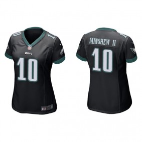 Women's Philadelphia Eagles Gardner Minshew II Black Game Jersey