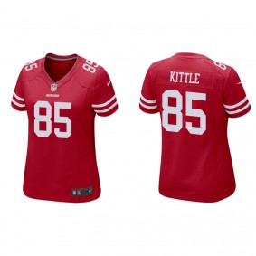 Women's San Francisco 49ers George Kittle Scarlet Game Jersey